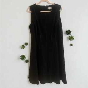 Calvin Klein Black Midi Dress